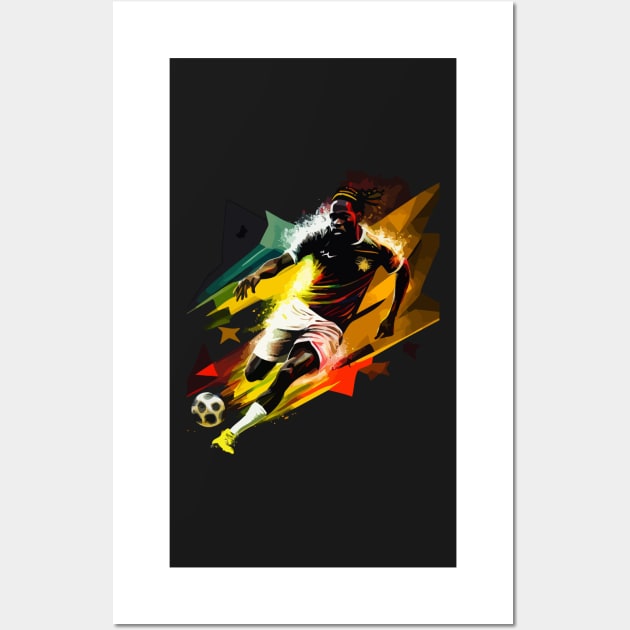 Ghana Soccer Quality Art Design Wall Art by AlNoah